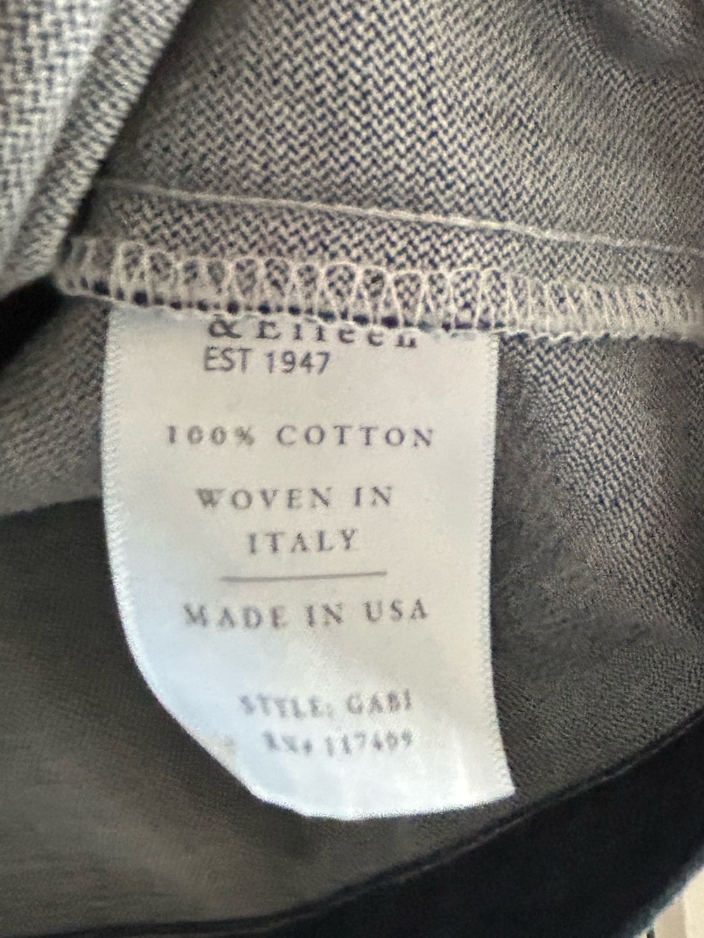 Frank & Eileen Gabi Popover Shirt in Denim Vintage Indigo Wash - Picture 10 of 10